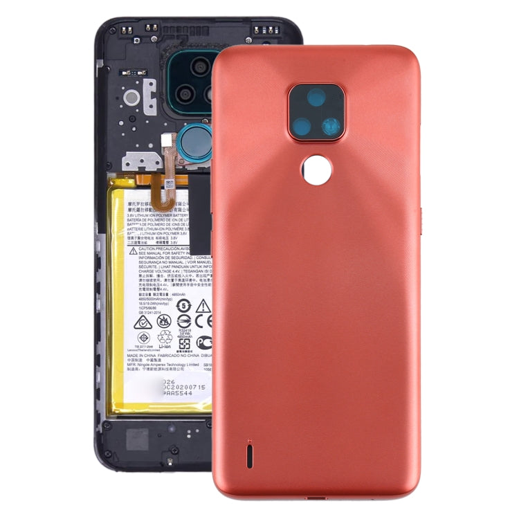 Genuine Orange Battery Back Cover for Motorola Moto E7 - Enhance Look and Functionality