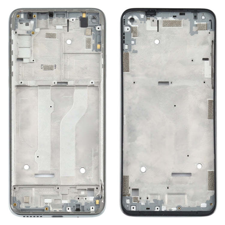 Front Housing LCD Frame Bezel Plate for Motorola Moto G Fast (Silver) - High-Quality Replacement for Upgrading Your Device