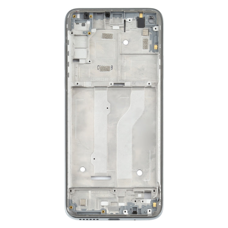Front Housing LCD Frame Bezel Plate for Motorola Moto G Fast (Silver) - High-Quality Replacement for Upgrading Your Device