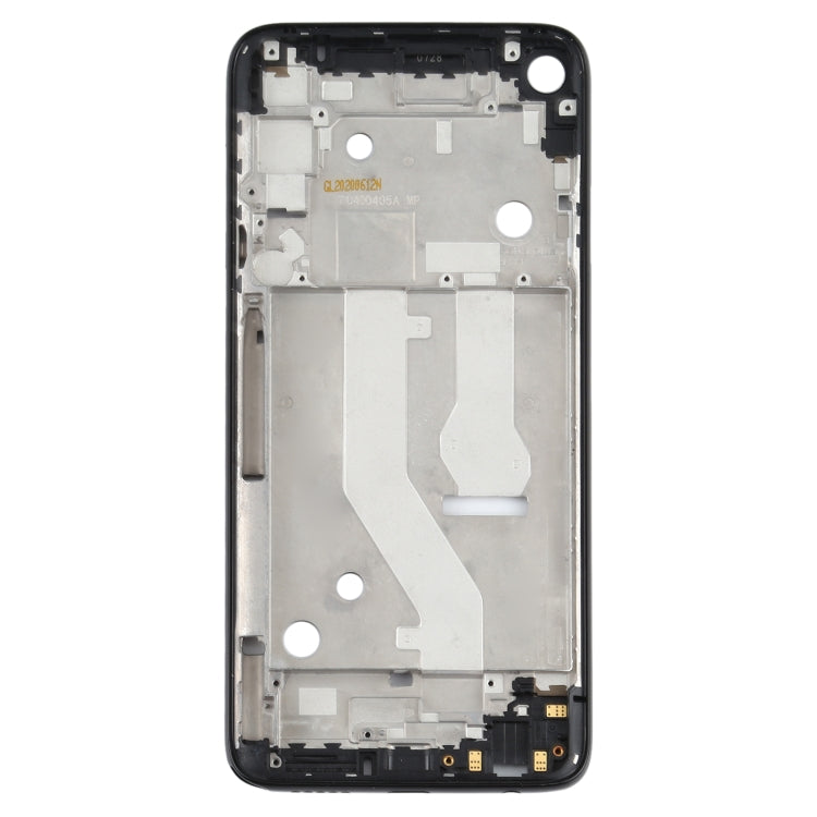 Front Housing LCD Frame Bezel Plate for Motorola Moto G Stylus XT2043 XT2043-4 (Black) - Replacement Part for Enhanced Device Appearance