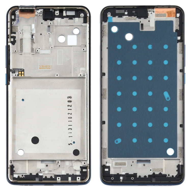 Blue Front Housing LCD Frame Bezel Plate for Motorola One Hyper XT2027 XT2027-1