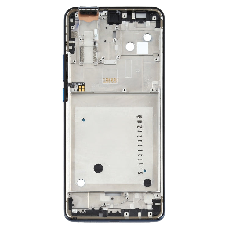 Blue Front Housing LCD Frame Bezel Plate for Motorola One Hyper XT2027 XT2027-1