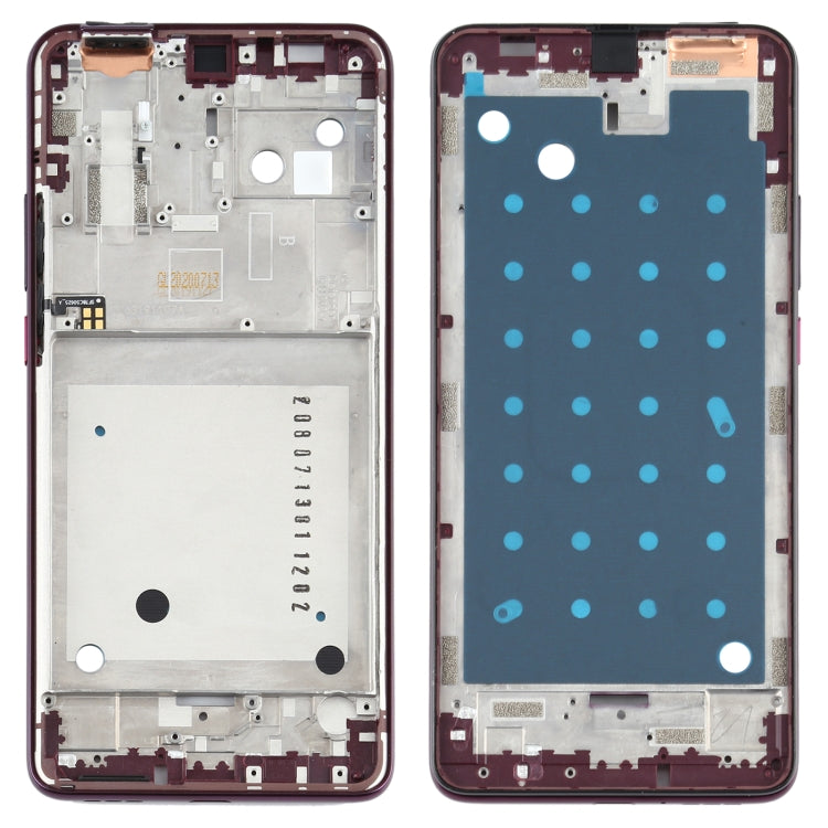 Front Housing LCD Frame Bezel Plate for Motorola One Hyper XT2027 XT2027-1 (Purple) - Enhance the Look of Your Device