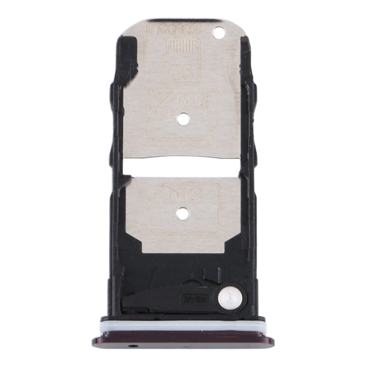 SIM Card and Micro SD Card Tray Replacement for Motorola Edge XT2063-3 (Purple)