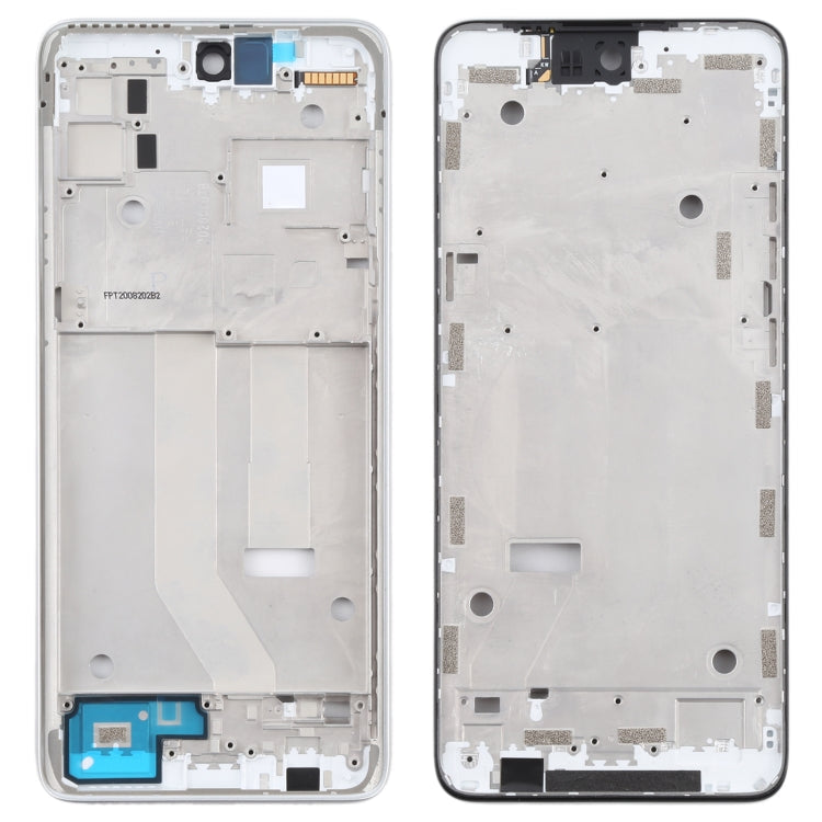 Front Housing LCD Frame Bezel Plate for Motorola Moto G 5G (Silver)