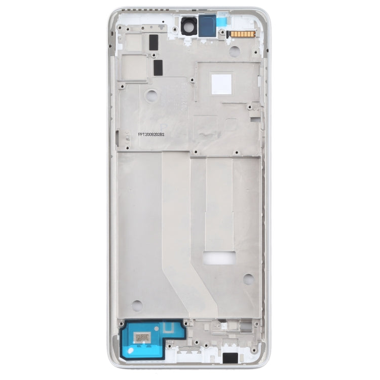 Front Housing LCD Frame Bezel Plate for Motorola Moto G 5G (Silver)