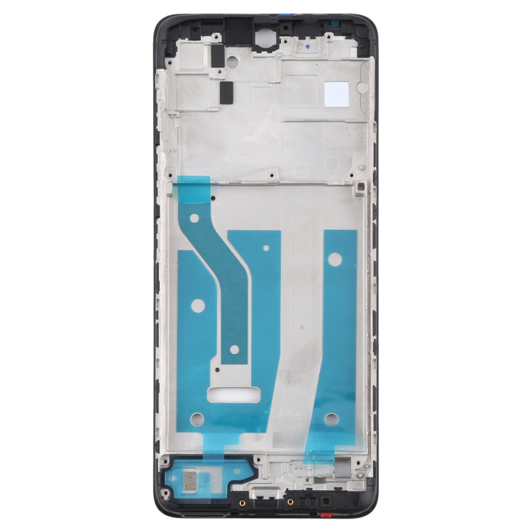Front Housing LCD Frame Bezel Plate for Motorola Moto G60S XT2133-2 (Black)