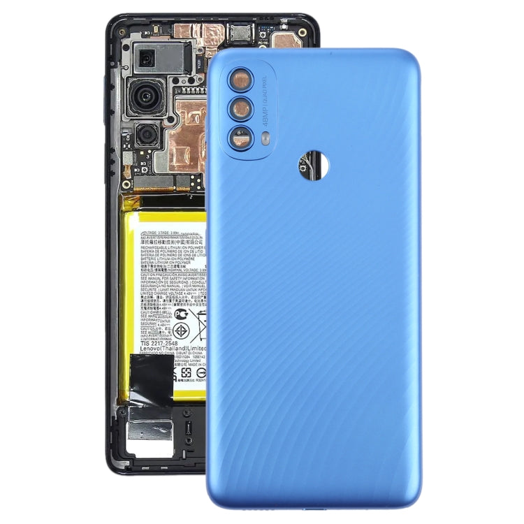 Battery Back Cover Replacement for Motorola Moto E40 in Blue