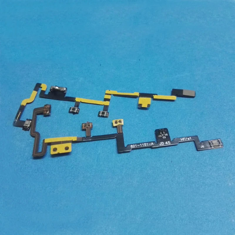 1pcs Power On Off Switch Volume Up Down Button Flex Cable for iPad2 iPad 2 A1395 A1396 A1397 Silent Mute Key Replacement Parts