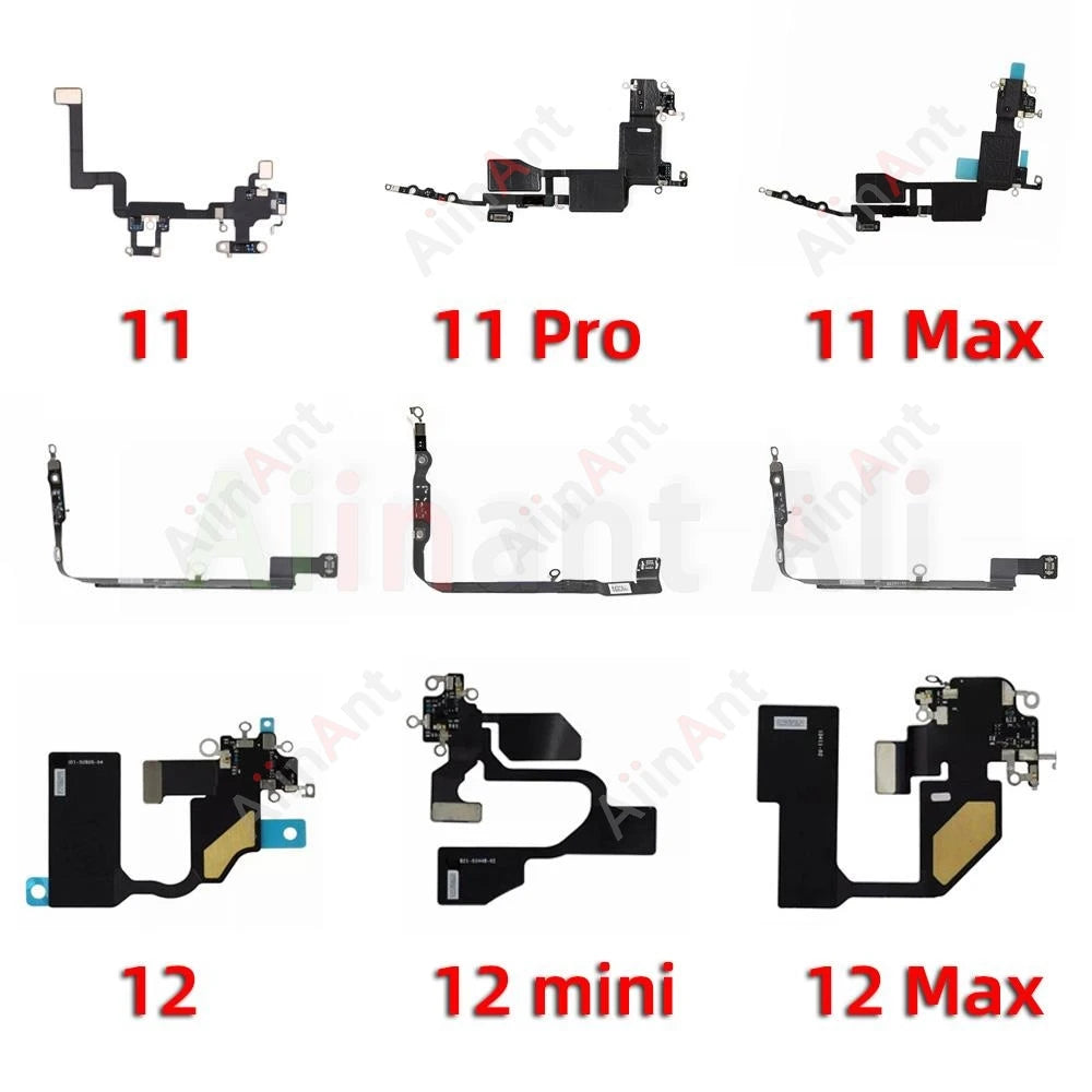 AiinAnt Bluetooth GPS Cellular Antenna NFC WI-FI Signal Wifi Flex Cable For iPhone 11 12 Pro Max mini Phone Repair Parts