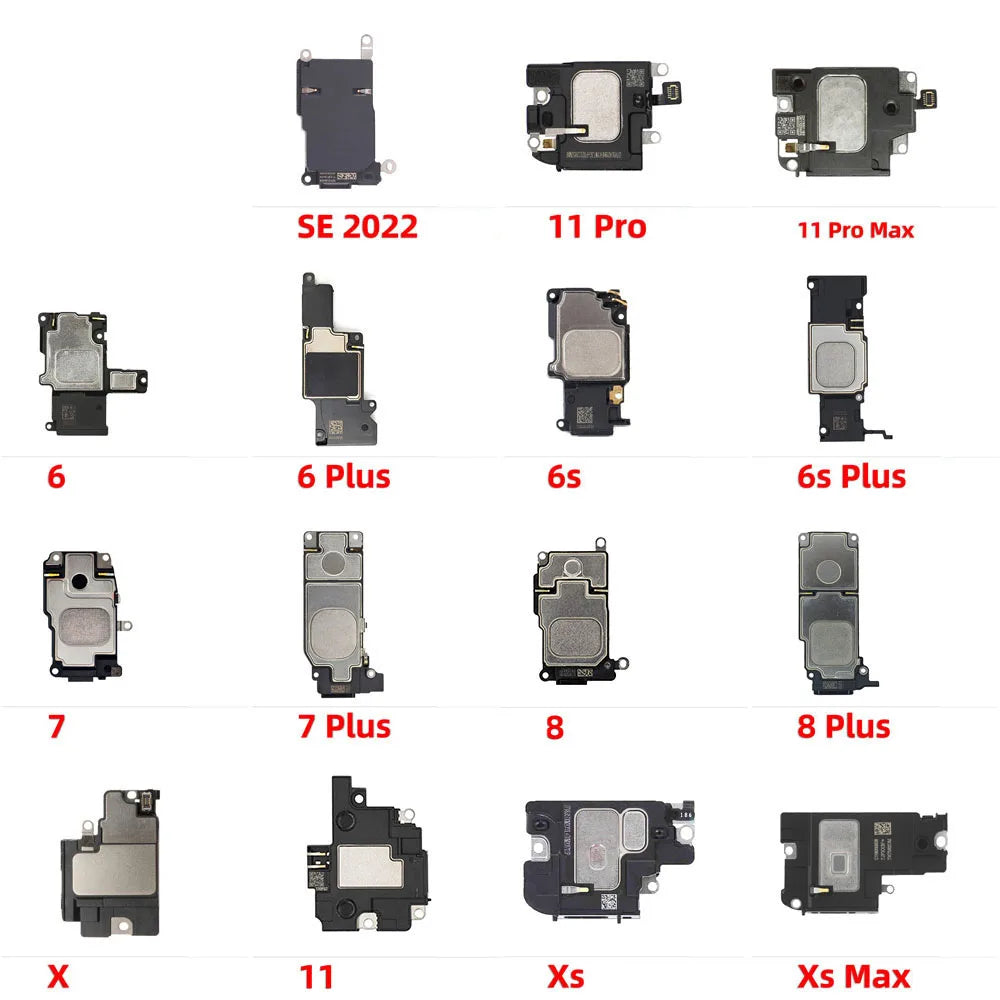 AiinAnt Bottom LoudSpeaker Sound Buzzer Ringer Loud Speaker Flex Cable For iPhone 11 Pro X Xr Xs Max 6 6s 7 8 Plus SE Parts