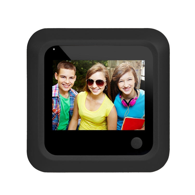 X5 2.4 inch HD Screen Intelligent Peephole Viewer with 2MP Security Camera - Black