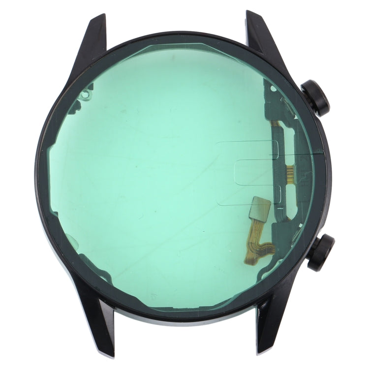 LCD Screen Frame Bezel Plate for Huawei Watch GT 2 46mm (Black) - Replacement Part for Smartwatch