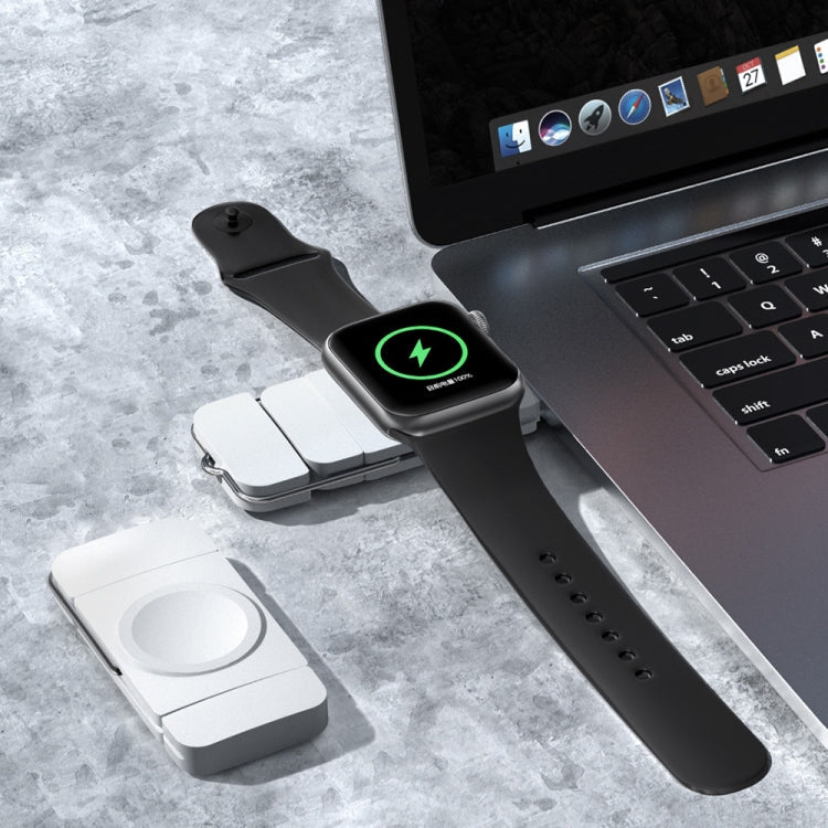 Fast Magnetic Wireless Charger for Apple Watch Series (White)