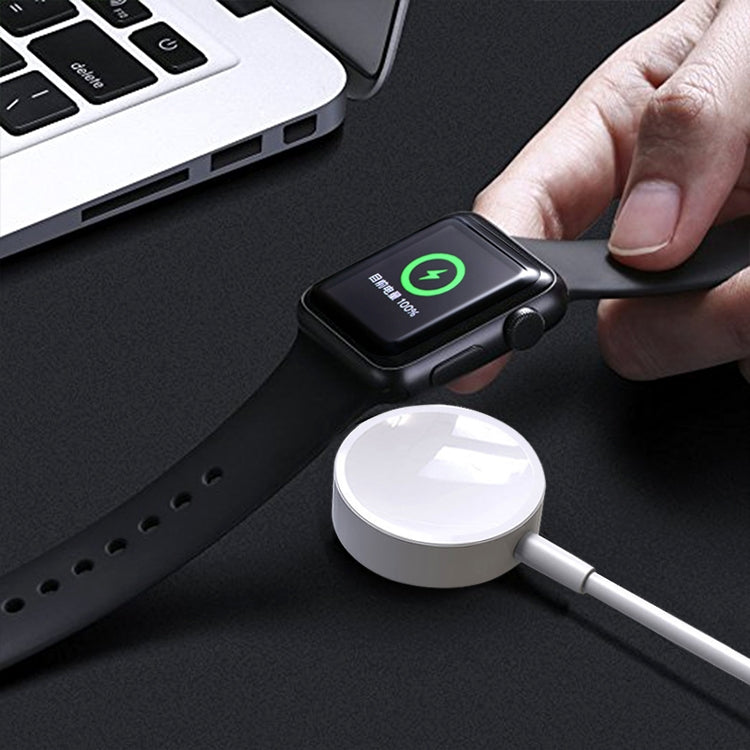 Magnetic Wireless Charger for Apple Watch Series 7 & 6 & 5 & 4 & 3 & 2 in White with Heat Dissipation Shell
