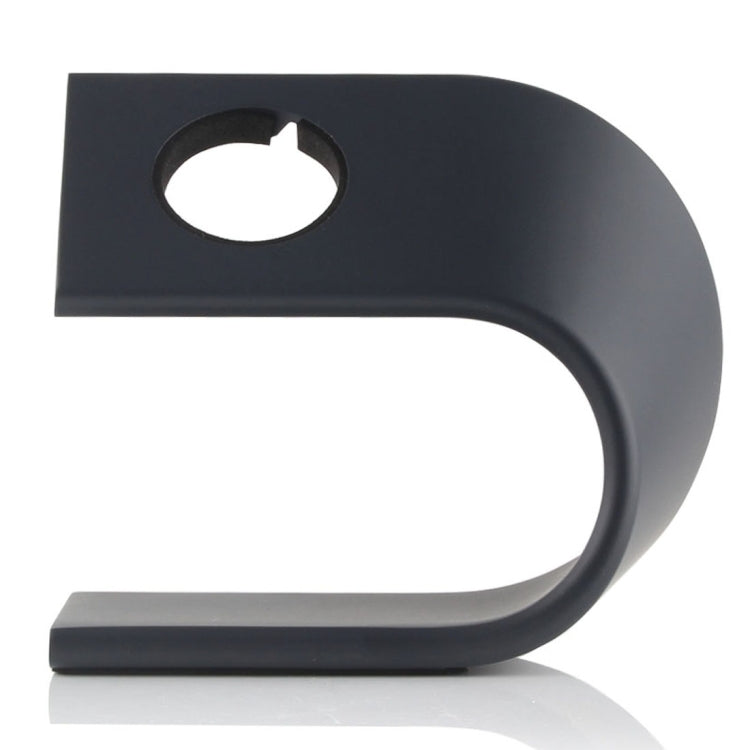 U Shaped Aluminum Charging Stand for Apple Watch 38mm/42mm (Black)