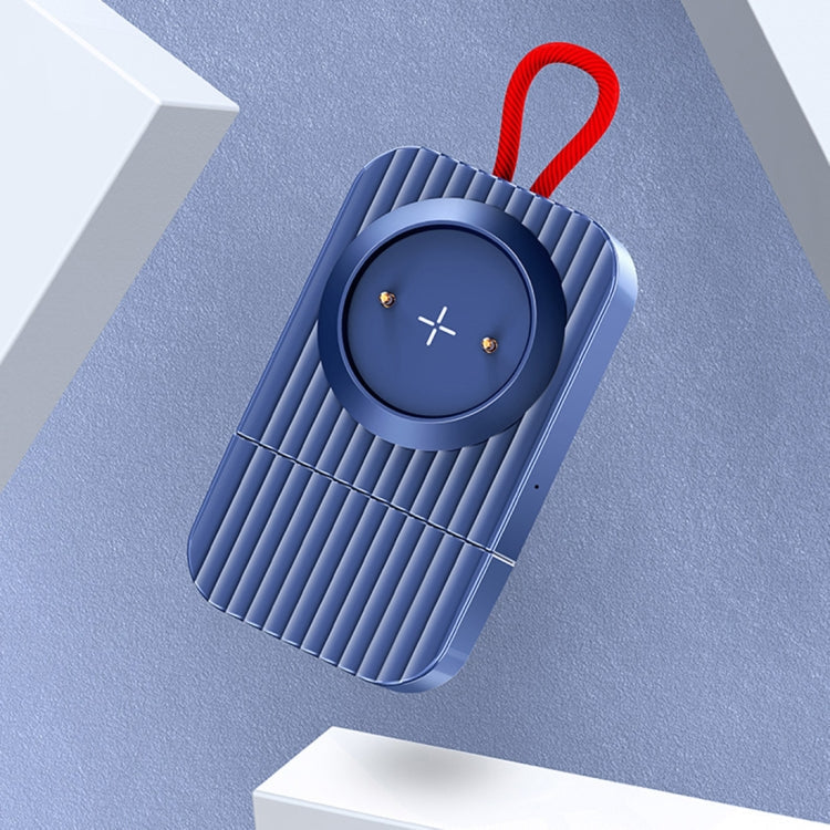 Portable Magnetic Wireless Charger for Huawei Watch GT / GT2 / Honor Magic Type-C Interface (Blue)