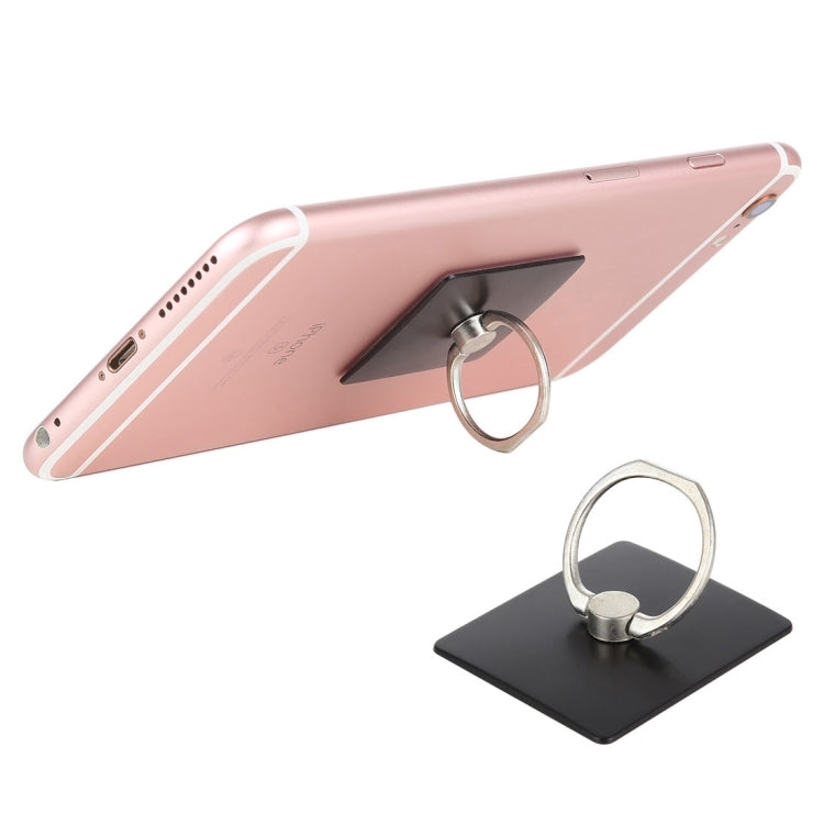 Ring Buckle Multifunctional Phone Holder (Black)