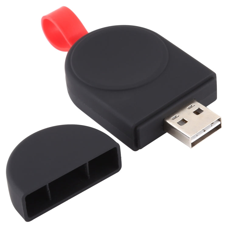 Portable Magnetic Wireless Charger for Apple Watch Series in Black