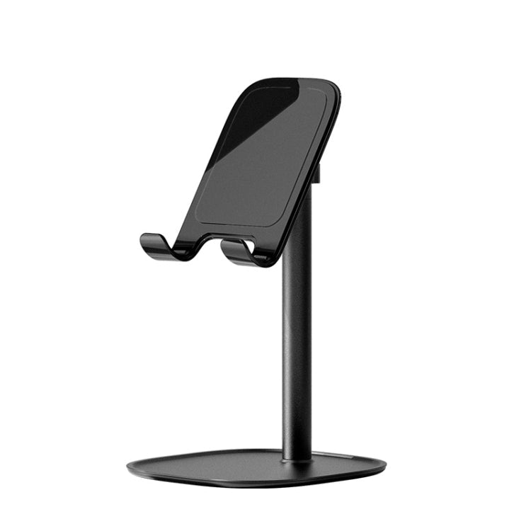 Adjustable Lifting 90 Degree Rotation ABS Stand Desktop Phone Tablet Holder (Black) by ROCK RPH0944