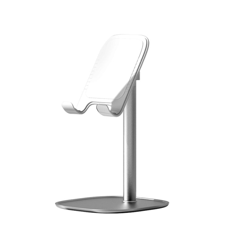 Adjustable Lifting 90 Degree Rotation ABS Stand Desktop Phone Tablet Holder(White) By ROCK RPH0944