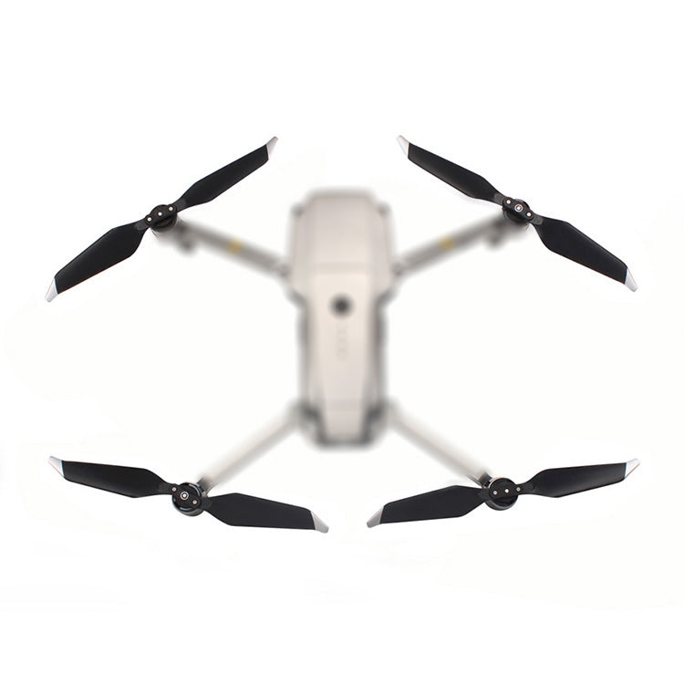 2 Pairs 8331 Noise Reduction Quick-Release CW / CCW Propellers for DJI Mavic Pro Platinum & Pro (Silver)