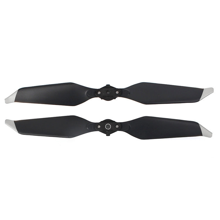 2 Pairs 8331 Noise Reduction Quick-Release CW / CCW Propellers for DJI Mavic Pro Platinum & Pro (Silver)