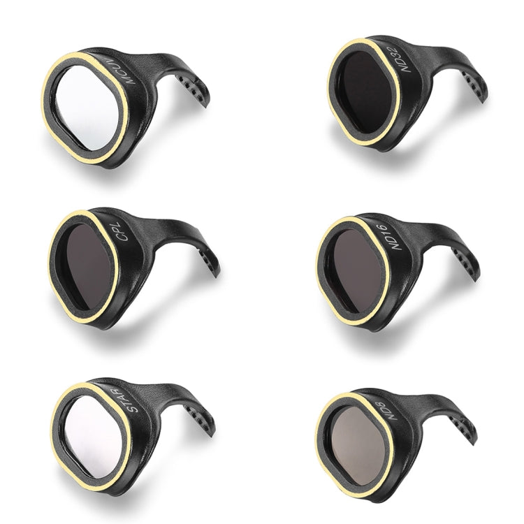 6 in 1 HD Drone Lens Filter Set for DJI Spark with Star Effect, ND Filters, CPL Filter, and MCUV Filter