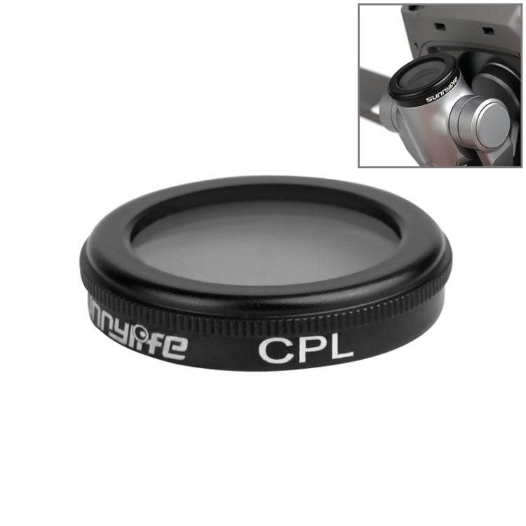 Sunnylife HD Drone CPL Lens Filter for DJI Mavic 2 / Zoom: Glare Elimination and Color Enhancement