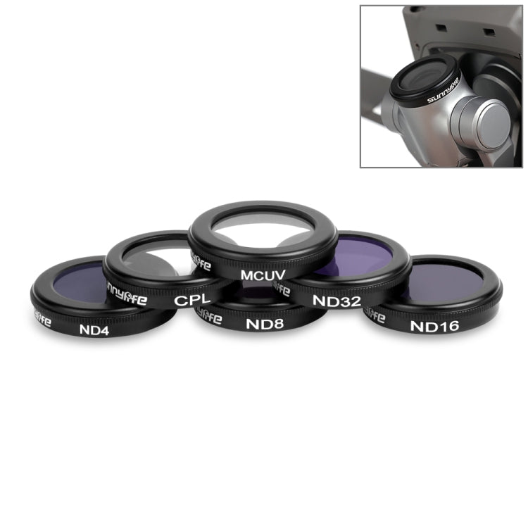 Sunnylife 6 in 1 Lens Filter Kit for DJI Mavic 2 / Zoom