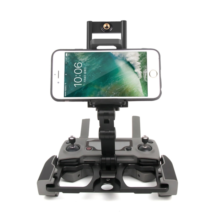 Sunnylife TY-ZJ030 Foldable Aluminum Smartphone & Tablet Bracket for DJI Drones (Black)