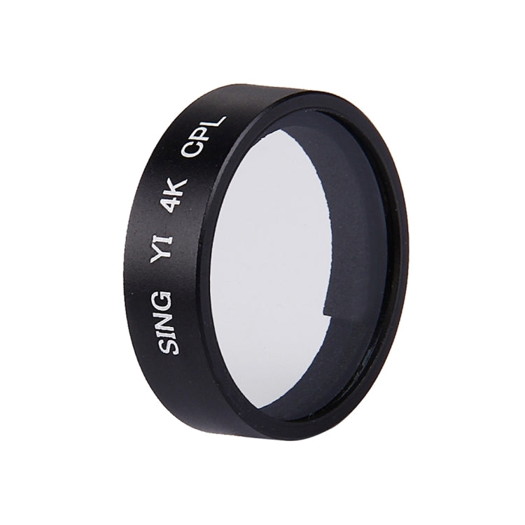 Xiaomi Xiaoyi Yi II Sport Action Camera Proffesional 4K CPL Filter by SING (Black)