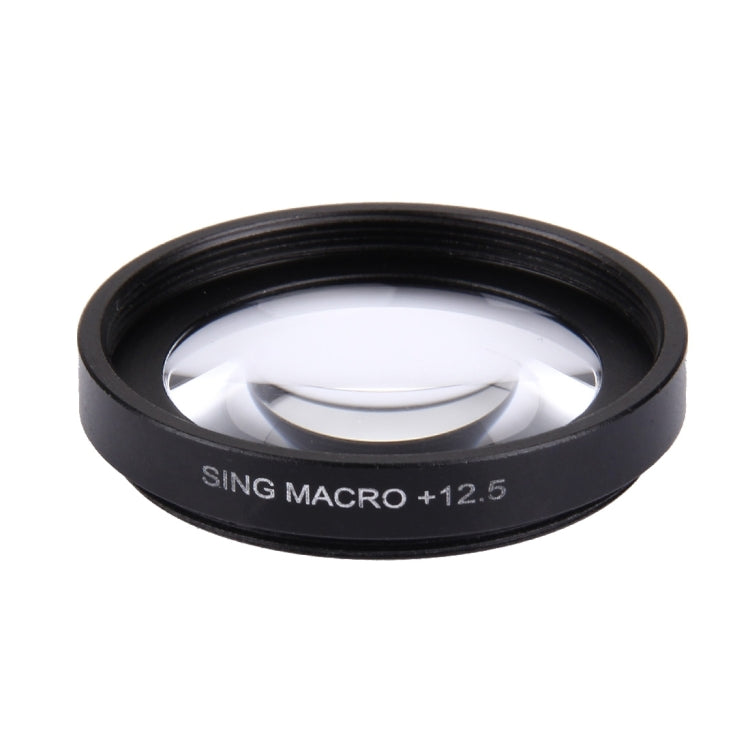 JUNESTAR Professional 37mm 12.5X Macro Lens Filter + Lens Protective Cap for GoPro & Xiaomi Xiaoyi Yi Sport Action Camera
