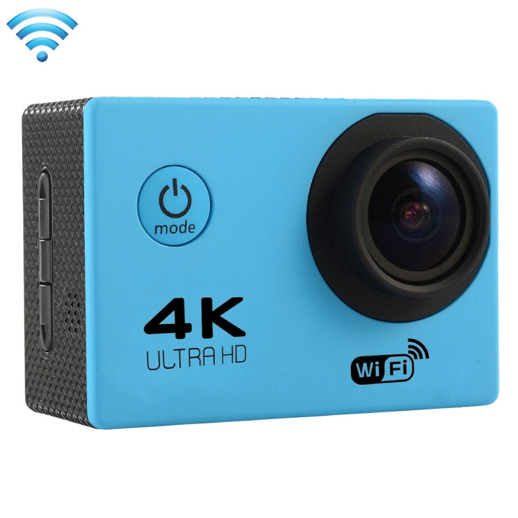 F60 2.0 inch Screen 170 Degrees Wide Angle WiFi Sport Action Camera Camcorder with Waterproof Housing Case, Support 64GB Micro SD Card (Blue)