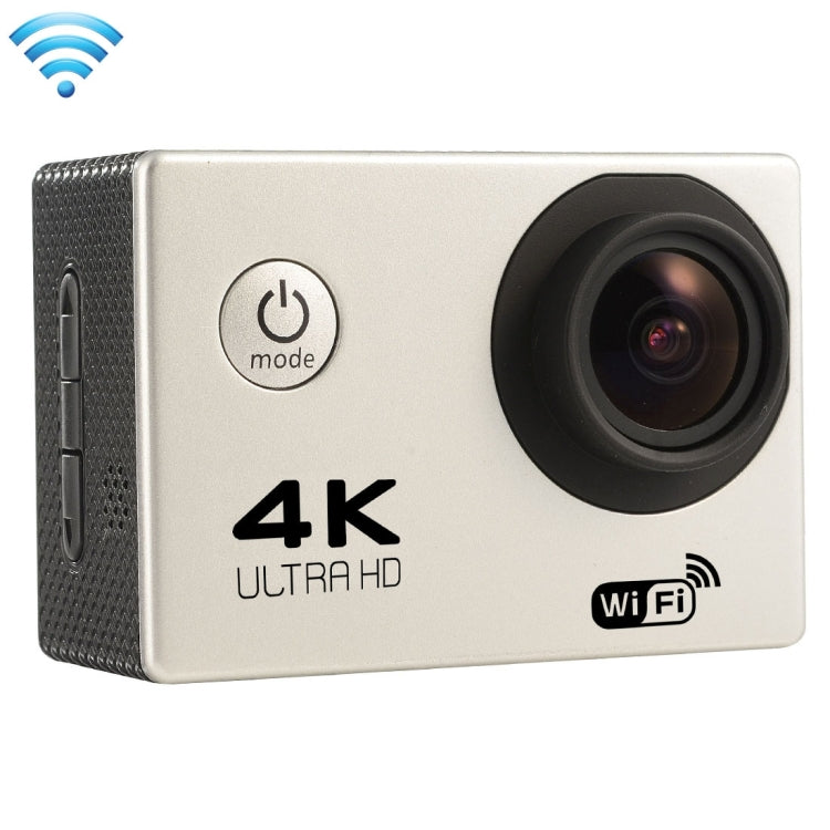 F60 2.0 inch Screen Wide Angle WiFi Sport Action Camera Camcorder with Waterproof Case - Silver