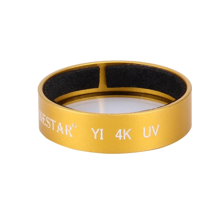 JUNESTAR Professional UV Filter for Xiaomi Xiaoyi Yi II 4K Sport Action Camera (Gold)