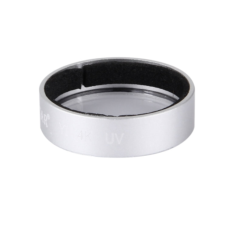 JUNESTAR UV Filter for Xiaomi Xiaoyi Yi II 4K Action Camera (Silver)