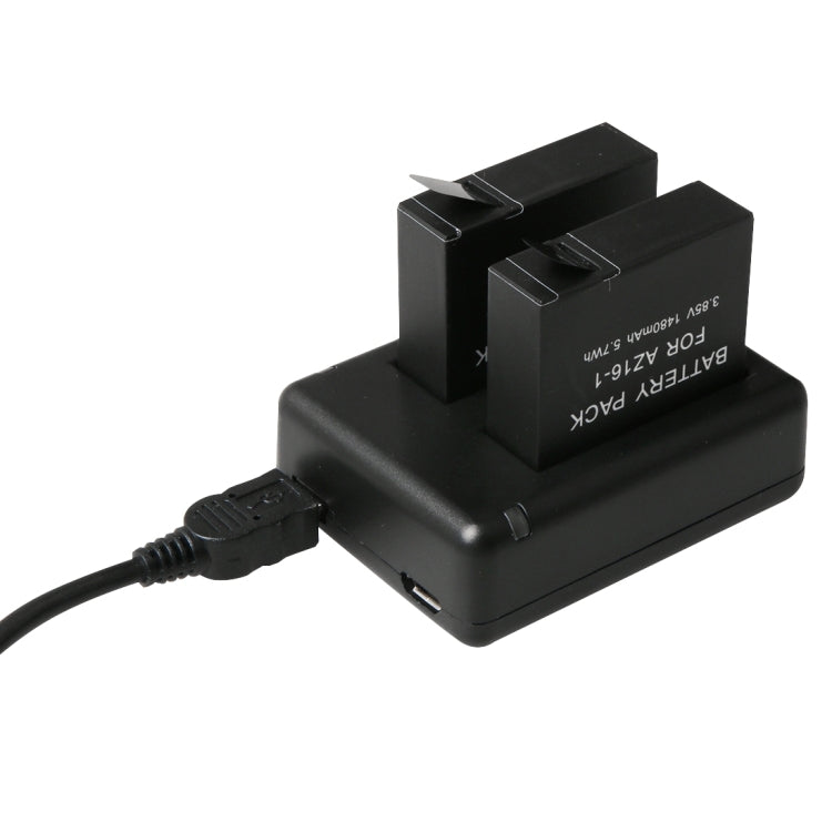 Dual USB Charger for Xiaomi Xiaoyi II 4K Camera Batteries