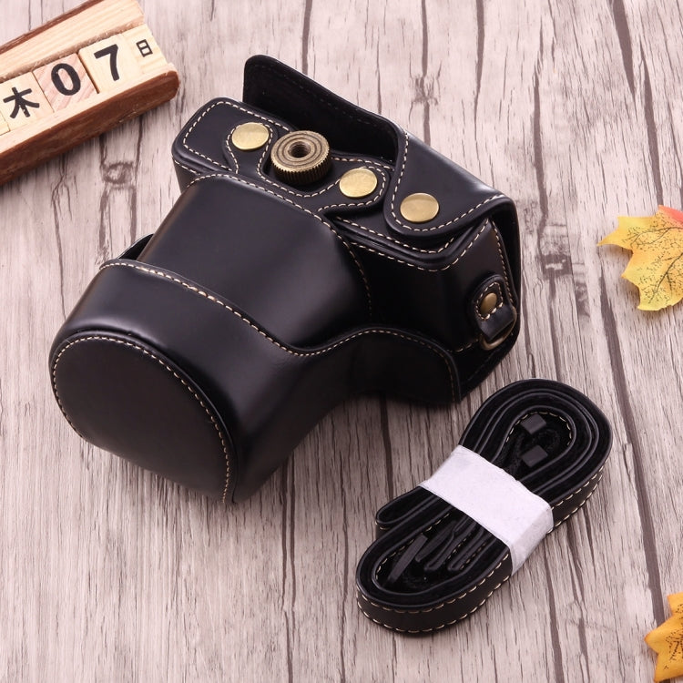 Canon EOS M10 Black PU Leather Camera Case with Strap