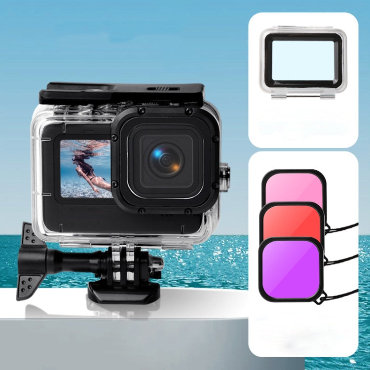 GoPro HERO10/9 Black Waterproof Case Set with Touch Back Cover and Lens Filters for Underwater Photography
