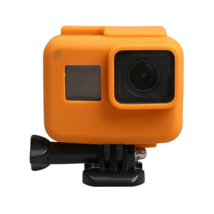 Silicone Border Frame Mount Protective Case for GoPro HERO5 (Orange)
