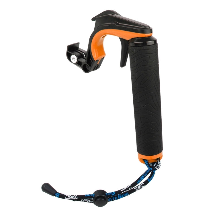 TMC HR391 Shutter Trigger Floating Hand Grip for GoPro and Xiaomi Xiaoyi Cameras (Orange)