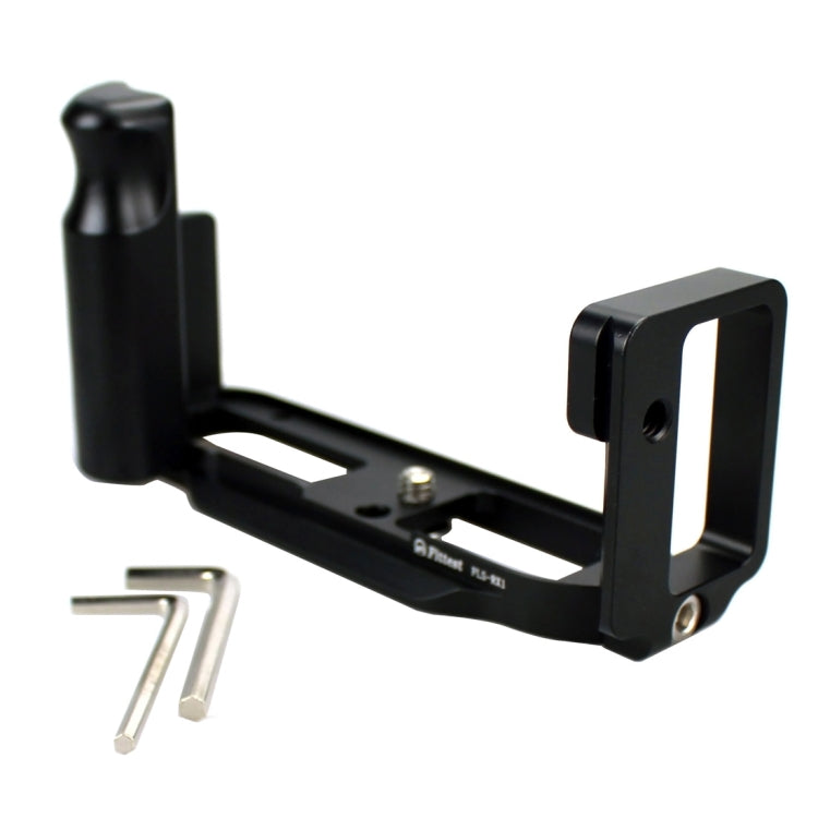 FITTEST Vertical Shoot Quick Release L Plate Bracket for Sony RX1 (Black)