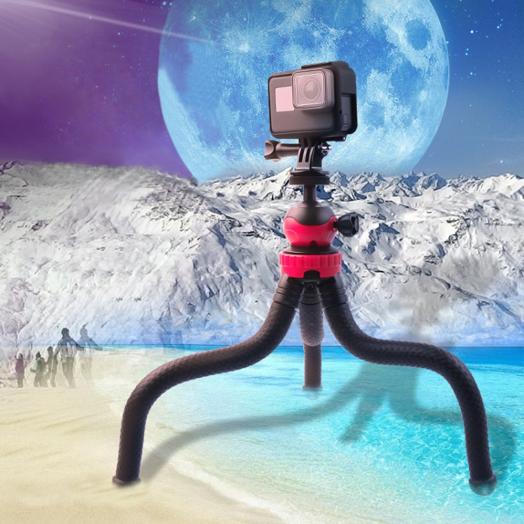 Flexible Mini Octopus Tripod Holder with Phone Clamp for Various Cameras and Smartphones