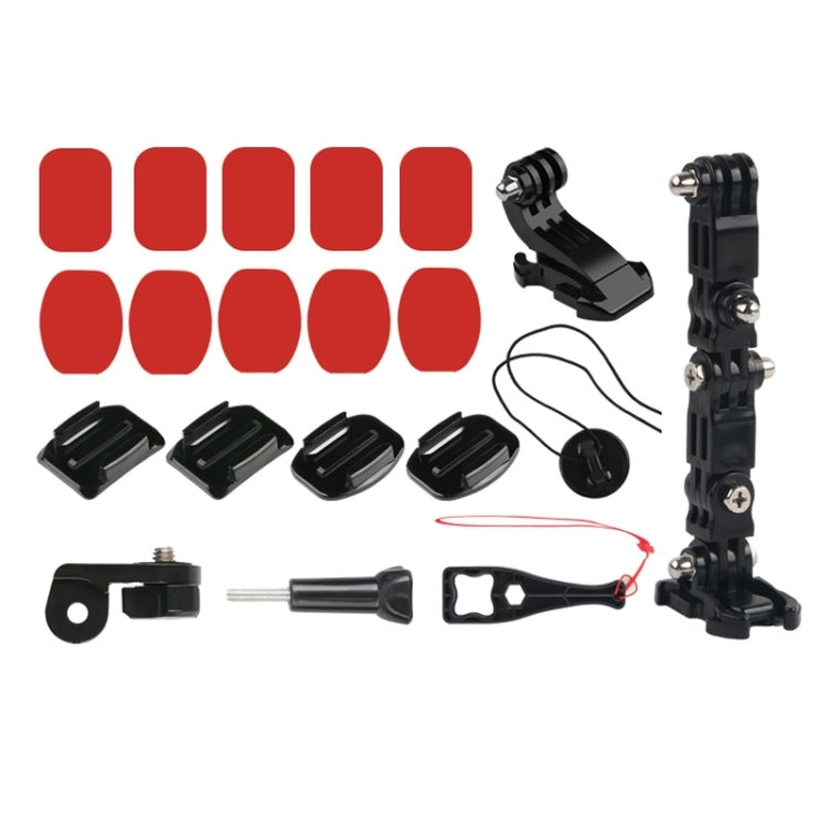 Cycling Helmet Multi-Joint Arm Mount Set for Action Cameras