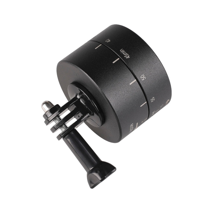 60-Minute 360 Degree Auto Rotation Time Lapse Stabilizer Tripod Head Adapter for GoPro (Black)