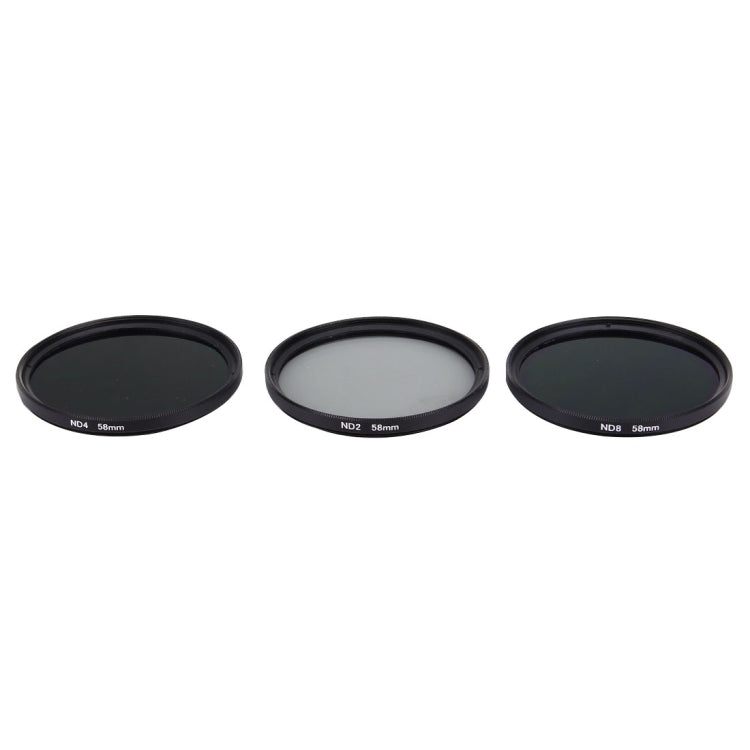 JUNESTAR Professional 58mm ND Filter Kit for GoPro & Xiaomi Xiaoyi Yi & SJCAM Sport Action Camera