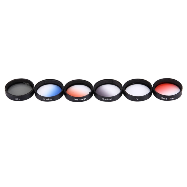 JUNESTAR 6 in 1 Professional Lens Filter Set for DJI Phantom 3 & 4
