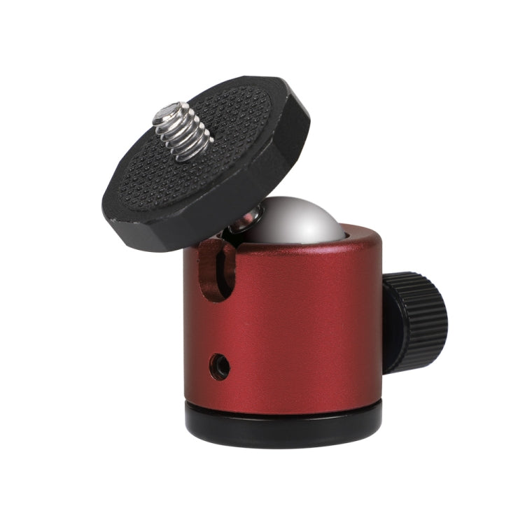 Rotating Metal Ball Head for DSLR & Digital Cameras (Red)