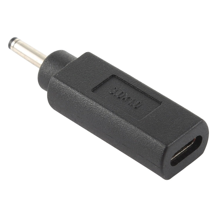 Type-C Female to 3.0x1.0mm Male Plug Adapter Connector